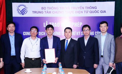 VNPT là đơn vị đầu tiên được cấp phép cung cấp dịch vụ chữ ký số lần thứ 3