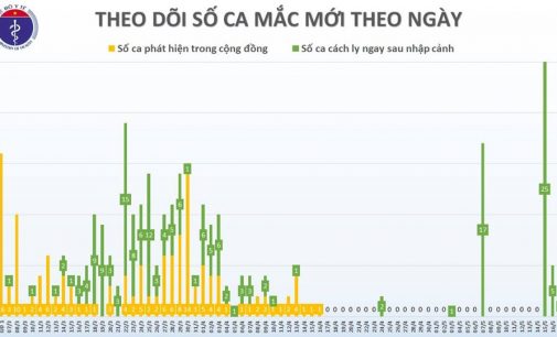 Việt Nam có 324 bệnh nhân COVID-19 và có 263 người đã khỏi bệnh