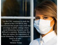 Đệ nhất Phu nhân Mỹ và chuyện đeo khẩu trang