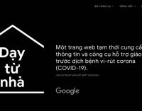 Google Giáo dục hỗ trợ giáo viên dạy học tại nhà