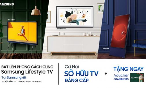 Samsung tiến hành chương trình khuyến mại “Bật lên phong cách cùng Samsung Lifestyle TV”