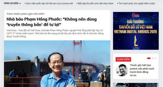 Trách nhiệm phát ngôn trên MXH – Nhà báo Phạm Hồng Phước: “Không nên dùng ‘truyền thông bẩn’ để tư lợi”