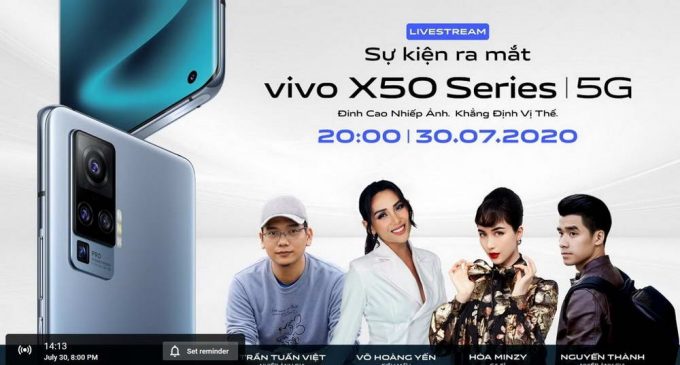 Vivo Việt Nam ra mắt dòng smartphone cao cấp vivo X50 series