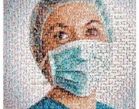 Tấm ảnh ghép vinh danh 198 nhân viên y tế Mexico chết vì COVID-19