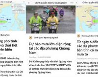Quảng Nam cập nhật tình hình và cách ứng phó mưa lũ cho người dân qua Zalo
