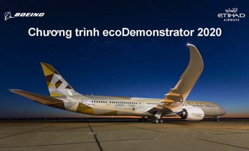 Boeing triển khai chương trình ecoDemonstrator 2020 cho những chuyến bay thân thiện môi trường