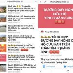 Theo dõi thông tin khẩn về tình hình mưa lũ trên Zalo