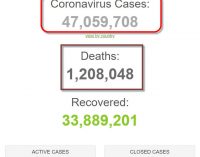 Số bệnh nhân COVID-19 trên thế giới đã vượt mốc 47 triệu người