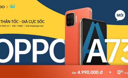 OPPO A73 được mở bán tại Việt Nam với quad-camera và sạc nhanh 30W