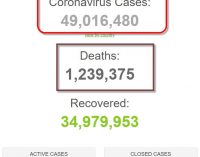 Số bệnh nhân COVID-19 trên thế giới đã vượt mốc 49 triệu người