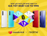 Realme tham gia ngày hội siêu sale 11.11 ở Việt Nam