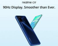 Smartphone realme C17 với màn hình đục lỗ 90Hz