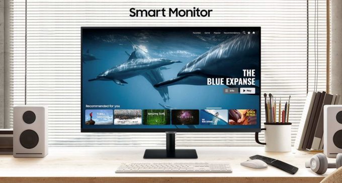 Samsung ra mắt dòng màn hình thông minh không cần máy tính M7 và M5 đầu tiên trên thế giới