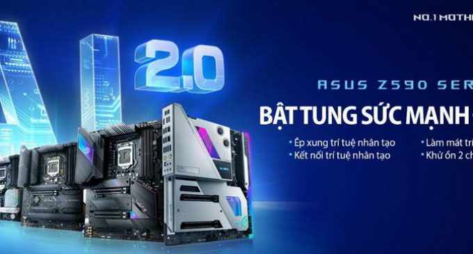 ASUS công bố dòng bo mạch chủ Intel Z590 cho Intel Core Gen 11 tại CES 2021