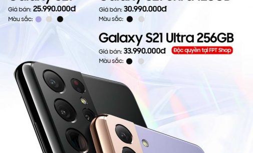 FPT Shop bán độc quyền Samsung Galaxy S21 Ultra 5G 256GB