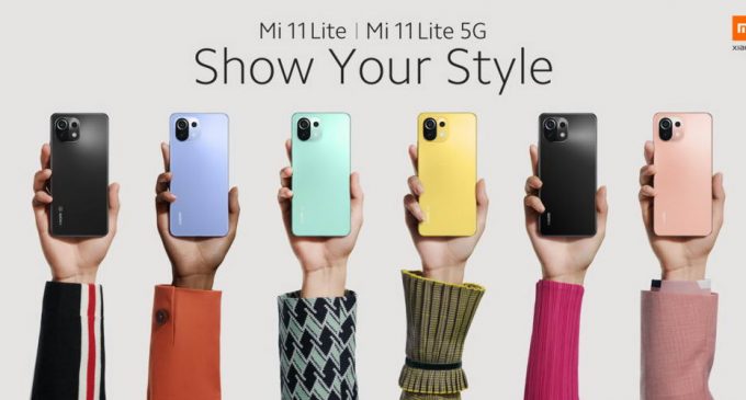 Xiaomi ra mắt smartphone siêu mỏng Mi 11 Lite 5G và Mi 11 Lite