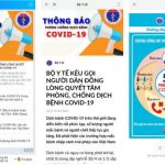 Qua Zalo, Bộ Y tế và nhiều địa phương khuyến cáo phòng, chống dịch COVID-19 trong dịp lễ cuối tháng 4 đầu tháng 5-2021