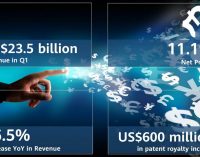 Huawei tiếp tục phục hồi kinh doanh trong quý 1-2021