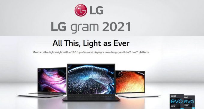 Laptop LG gram siêu nhẹ thế hệ 2021 bán tại Việt Nam