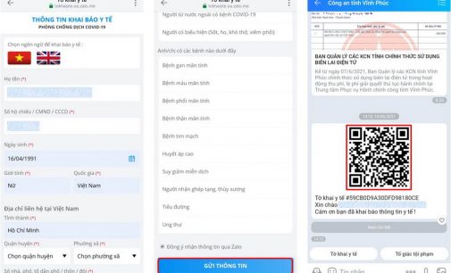 Nhận mã QR tờ khai y tế qua Zalo, giảm thao tác chụp màn hình