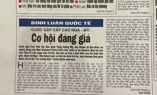 Cú chuyển ngoạn mục về phiên âm tên nước ngoài từ chính báo Nhân Dân