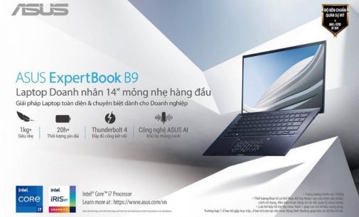 Thế hệ laptop doanh nhân ASUS ExpertBook B9 (B9400) mạnh mẽ nhưng mỏng nhẹ