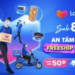 Lazada sale 8.8 miễn phí giao hàng