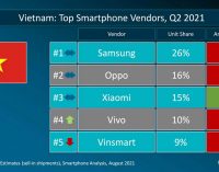 Xiaomi là hãng smartphone duy nhất trong Top 5 tại thị trường Việt Nam tăng trưởng trong quý 2-2021