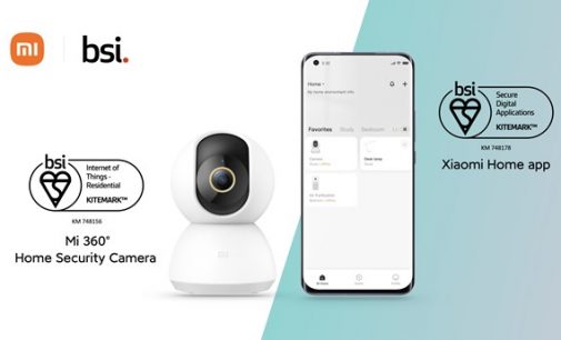 Mi 360° Home Security Camera và ứng dụng Xiaomi Home đạt chứng nhận BSI Kitemark kỹ thuật số an toàn