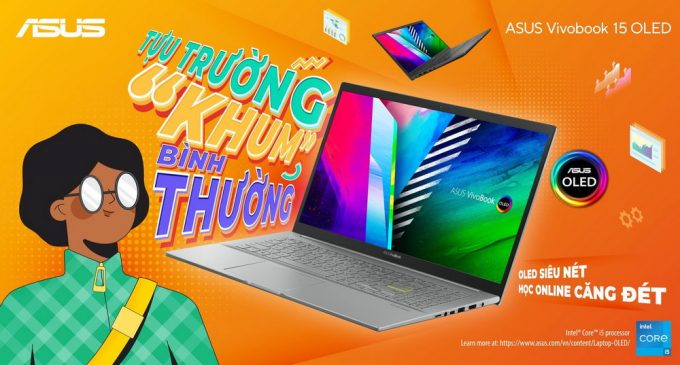 ASUS khởi động mùa “Tựu trường 2021” với laptop VivoBook 15 màn hình OLED mới