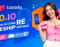 Lễ hội Mua sắm 10.10 “Mua gì cũng rẻ, Freeship tận nhà” trên Lazada