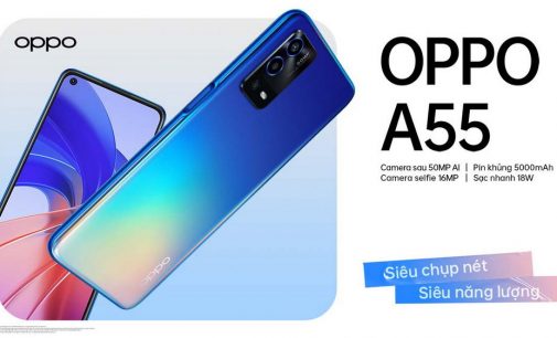OPPO Việt Nam ra mắt A55 với camera AI 50MP có giá dưới 5 triệu đồng
