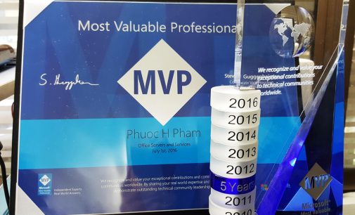 Microsoft MVP áo hường