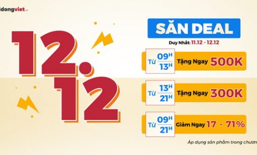 Ngày hội săn deal 12.12 tại Di Động Việt  – sale to chưa từng có