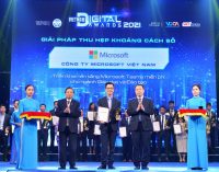 Microsoft được trao Giải thưởng Chuyển đổi số Việt Nam 2021 cho Microsoft Teams