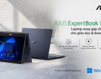 Laptop ASUS ExpertBook B3 Flip xoay gập chuyên biệt dành cho giáo dục và doanh nghiệp