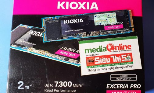 Ổ lưu trữ siêu nhanh PCIe 4.0 KIOXIA EXCERIA PRO NVMe SSD 2TB