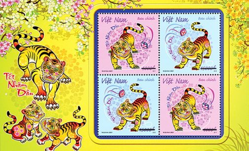 Bộ tem Tết Nhâm Dần 2022