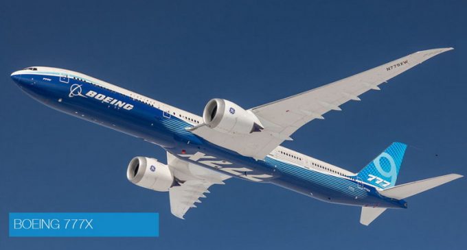 Boeing ra mắt Châu Á mẫu máy bay Boeing 777X tại triển lãm Singapore Airshow 2022