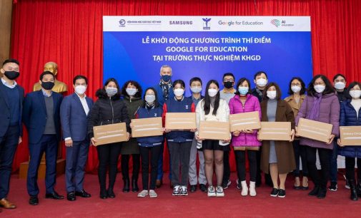 Samsung hợp tác với Google tăng tốc chuyển đổi số tại một số trường học ở Việt Nam