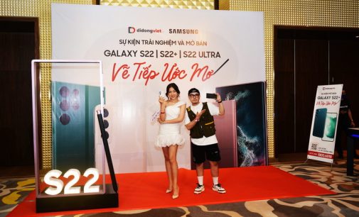 Di Động Việt tổ chức sự kiện “Vẽ Tiếp Ước Mơ” mở bán sớm Samsung Galaxy S22 series tại TP.HCM và trao tặng Quỹ Mẹ Đỡ đầu 100 triệu đồng