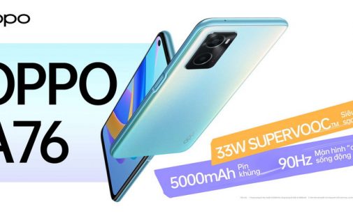 OPPO A76 – smartphone 90Hz sạc siêu nhanh 33W trong phân khúc dưới 6 triệu đồng