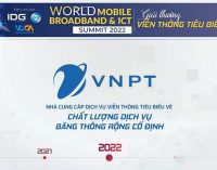 VNPT tiếp tục được công nhận là “Nhà cung cấp dịch vụ băng thông rộng cố định tiêu biểu 2022″