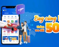Được giảm 50% khi mua vé máy bay Vietjet bằng VNPT Money