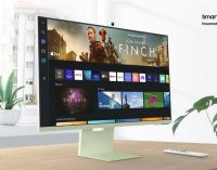 Màn hình thông minh Samsung M8 mỏng gọn có thể hoạt động không cần máy tính