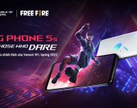 ROG Phone 5s là thiết bị thi đấu chính thức của giải đấu Free Fire Yomost VFL Spring 2022
