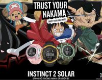 Garmin Instinct 2 Solar ONE PIECE, đồng hồ thông minh lấy cảm hứng từ phim anime Nhật Bản