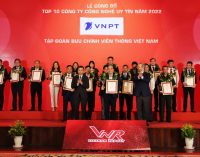 VNPT và VinaPhone tiếp tục có mặt trong Top 10 công ty công nghệ thông tin – viễn thông uy tín năm 2022