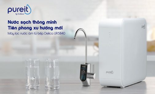 Unilever Pureit Việt Nam giới thiệu Pureit Delica UR5840 – máy lọc nước âm tủ bếp cao cấp với vòi điện tử thông minh UV