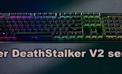 Dòng bàn phím gaming low-profile mới Razer DeathStalker V2 series